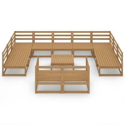 Set Divani da Giardino 12 pz in Legno Massello di Pino - homemem39