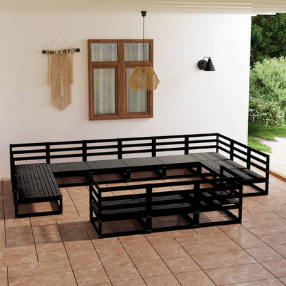Set Divani da Giardino 13 pz in Legno Massello di Pino - homemem39