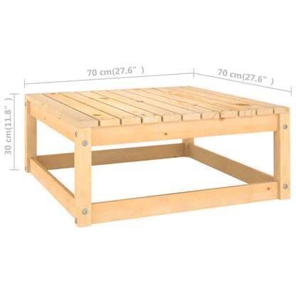 Set Divani da Giardino 8 pz con Cuscini Legno Massello di Pino | homemem39