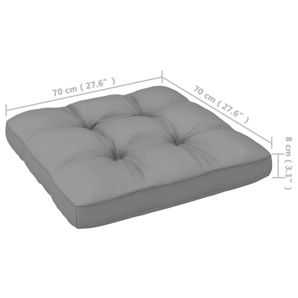 Set Divani da Giardino 5 pz con Cuscini Legno Massello di Pino | homemem39