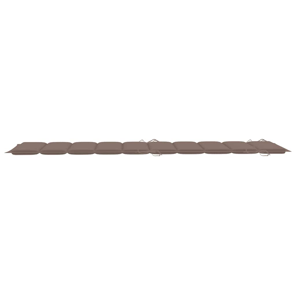 Lettini Prendisole 2 pz con Cuscini in Legno Massello d'Acacia | homemem39