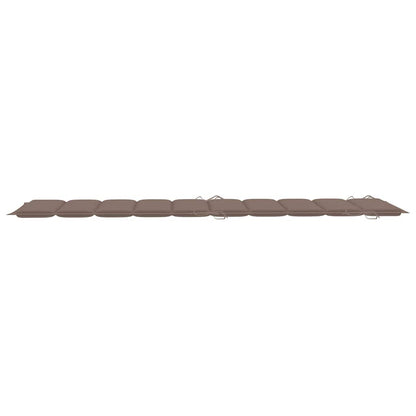Lettini Prendisole 2 pz con Cuscini in Legno Massello d'Acacia | homemem39