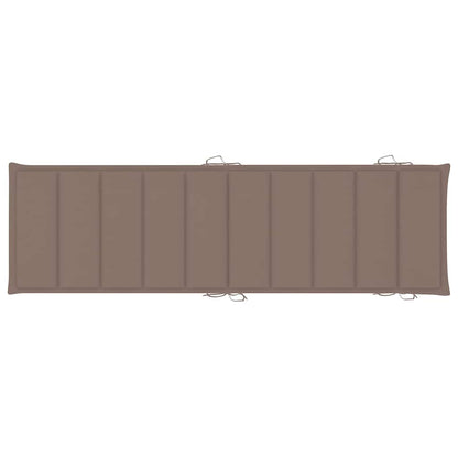 Lettini Prendisole 2 pz con Cuscini in Legno Massello d'Acacia | homemem39