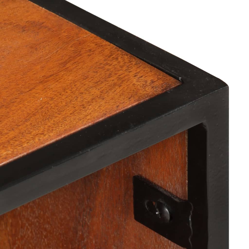 Comodino 40x30x50 cm in Legno Massello di Acacia | homemem39