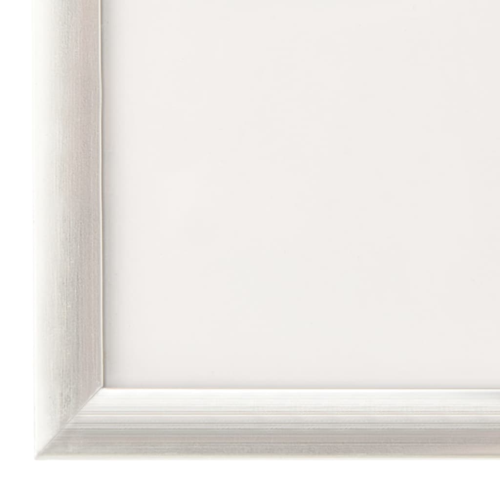 Cornici Foto Collage 5pz a Muro o Tavolo Argento 59,4x84cm MDF - homemem39