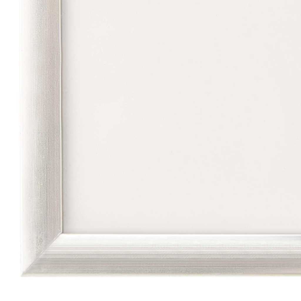 Cornici Foto Collage 5 pz per Muro o Tavolo Argento 70x90cm MDF