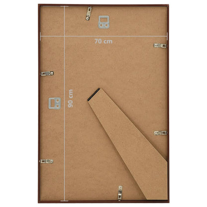 Cornici Foto Collage 5 pz Parete o Tavolo Bronzo 70x90 cm MDF - homemem39