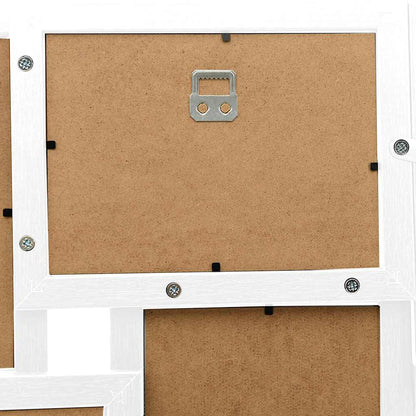Cornice per Collage 24x(10x15 cm) Foto Bianco in MDF | homemem39