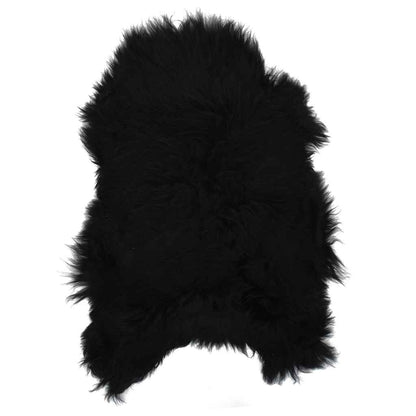 Fodera per Sedia in Pelle di Pecora Islandese Nera 70x110 cm - homemem39