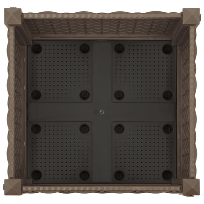 Fioriera Rialzata 40x40x23 cm in Polipropilene - homemem39