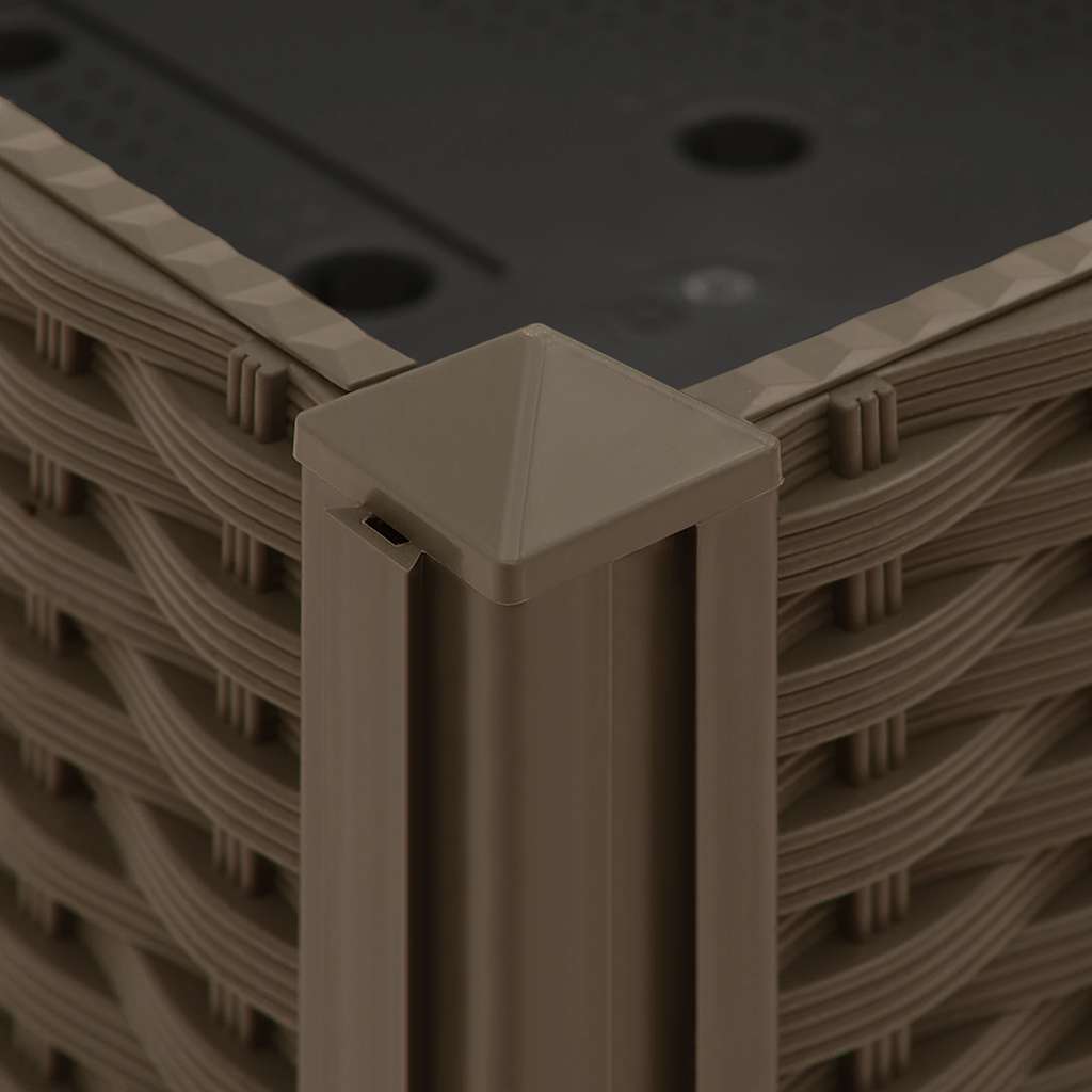 Fioriera Rialzata 40x40x23 cm in Polipropilene - homemem39