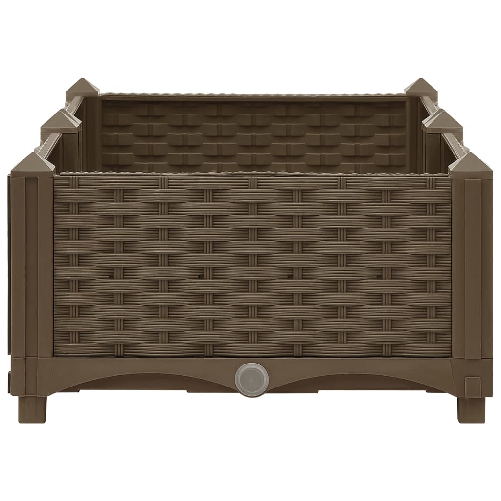 Fioriera Rialzata 80x40x23 cm in Polipropilene - homemem39