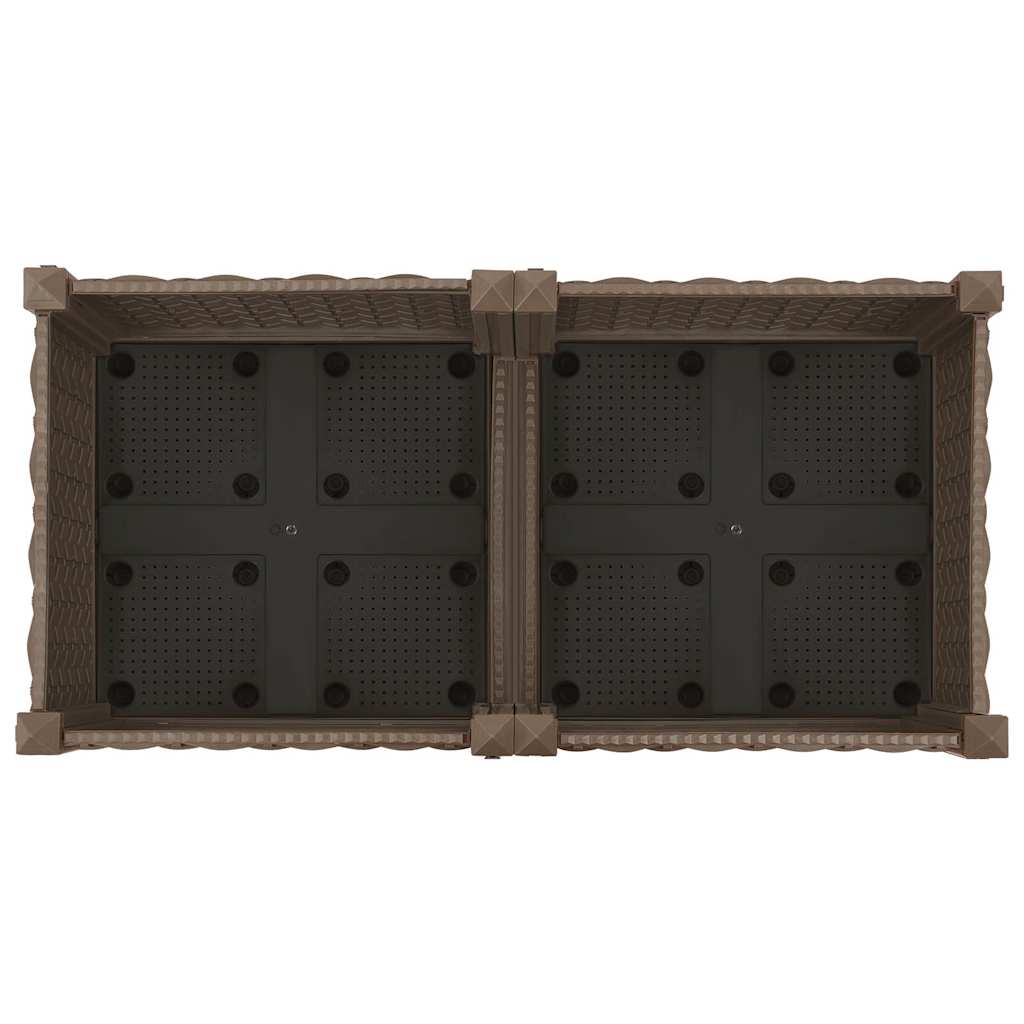 Fioriera Rialzata 80x40x23 cm in Polipropilene - homemem39