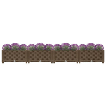 Fioriera Rialzata 160x40x23 cm in Polipropilene - homemem39