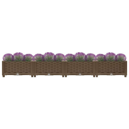 Fioriera Rialzata 160x40x23 cm in Polipropilene - homemem39