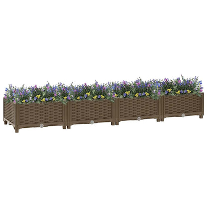 Fioriera Rialzata 160x40x23 cm in Polipropilene - homemem39