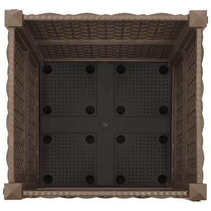 Fioriera Rialzata 40x40x38 cm in Polipropilene | homemem39