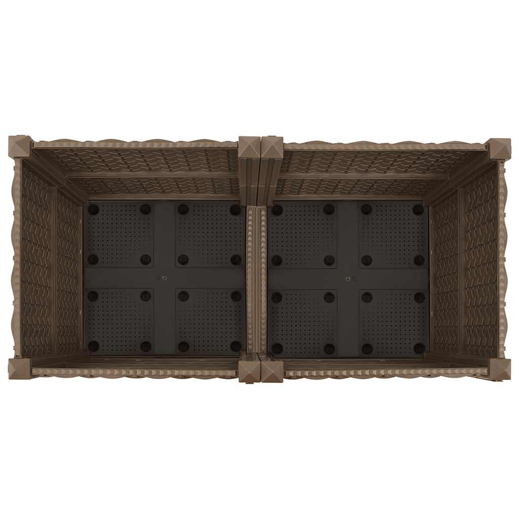 Fioriera Rialzata 80x40x38 cm in Polipropilene - homemem39