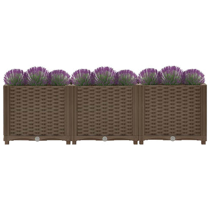 Fioriera Rialzata 120x40x38 cm in Polipropilene - homemem39