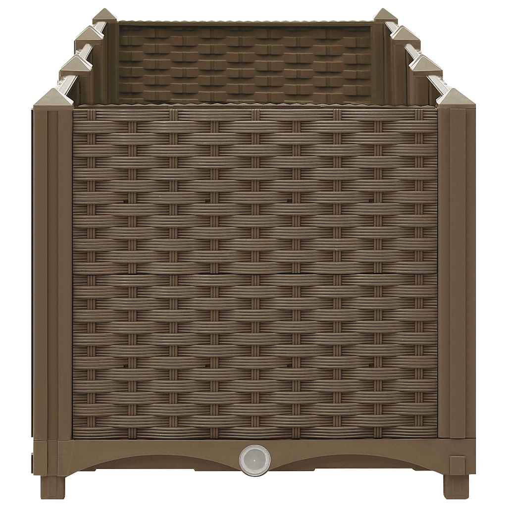 Letto rialzato 120x40x38 cm in polipropilene - homemem39