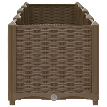 Fioriera Rialzata 160x40x38 cm in Polipropilene - homemem39