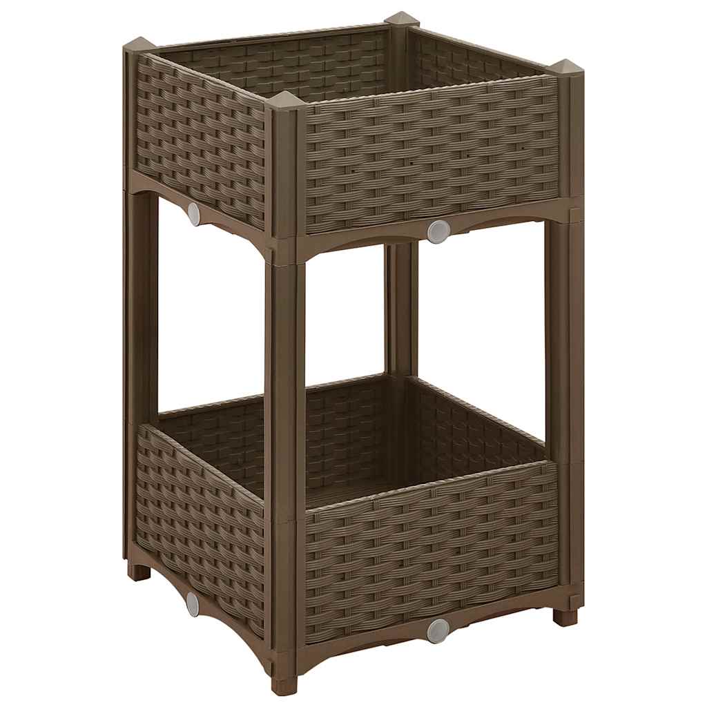 Fioriera Rialzata 40x40x71 cm in Polipropilene - homemem39