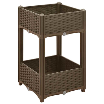 Fioriera Rialzata 40x40x71 cm in Polipropilene - homemem39