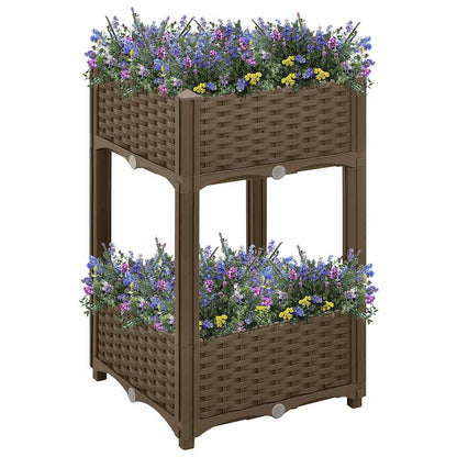 Fioriera Rialzata 40x40x71 cm in Polipropilene - homemem39
