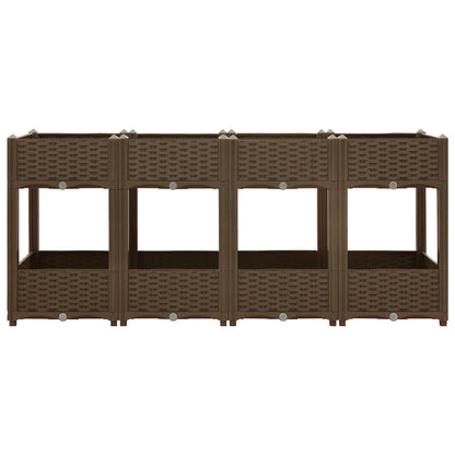 Fioriera Rialzata 160x40x71 cm in Polipropilene - homemem39
