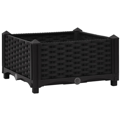 Fioriera Rialzata 40x40x23 cm in Polipropilene | homemem39