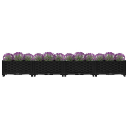 Fioriera Rialzata 160x40x23 cm in Polipropilene - homemem39