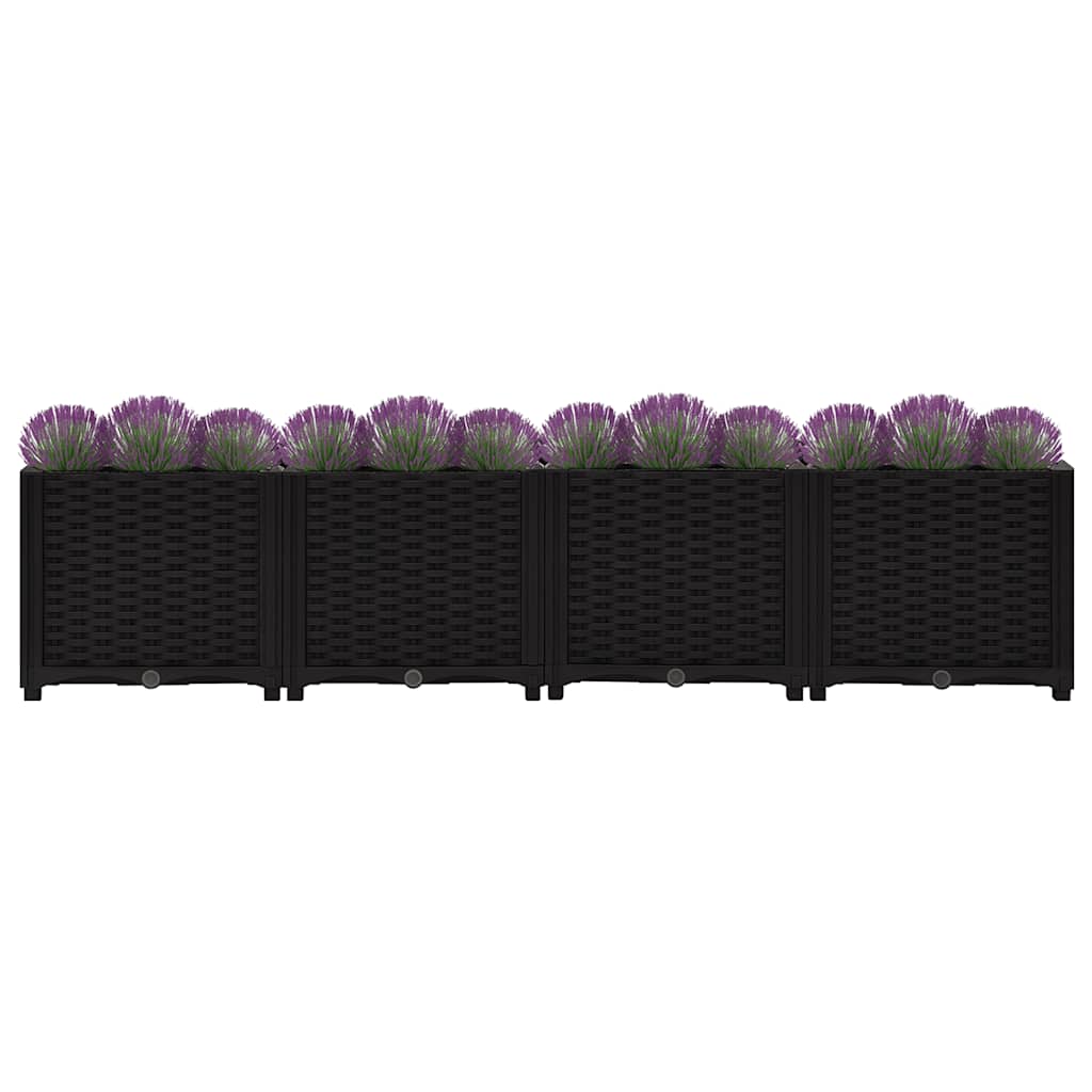 Fioriera Rialzata 160x40x38 cm in Polipropilene - homemem39