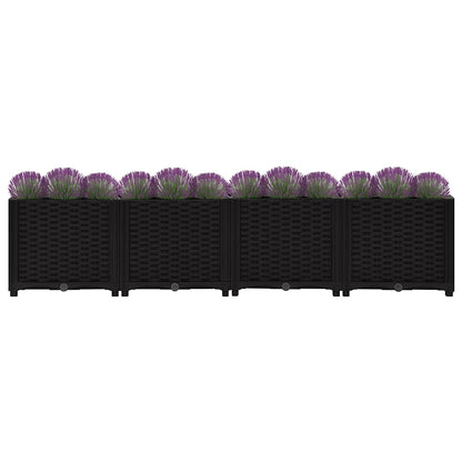 Fioriera Rialzata 160x40x38 cm in Polipropilene - homemem39