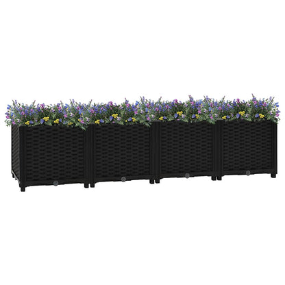 Fioriera Rialzata 160x40x38 cm in Polipropilene - homemem39