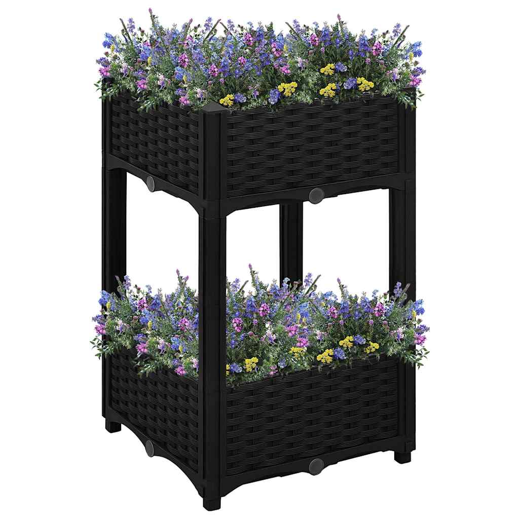 Fioriera Rialzata 40x40x71 cm in Polipropilene | homemem39