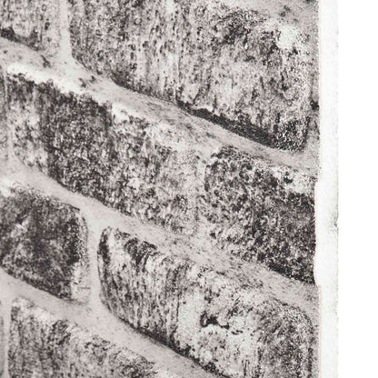 Pannelli da parete 10 pcs Grigio Scuro e Bianco 100 x 50 cm | homemem39
