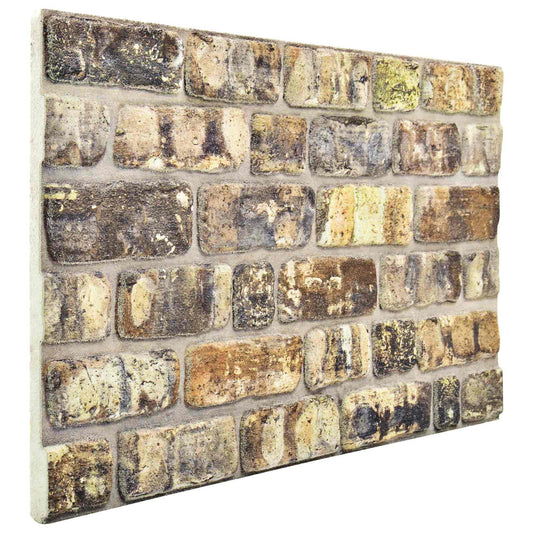 Pannelli da parete 10 pcs Multicolore 100 x 50 cm Schiuma EPS