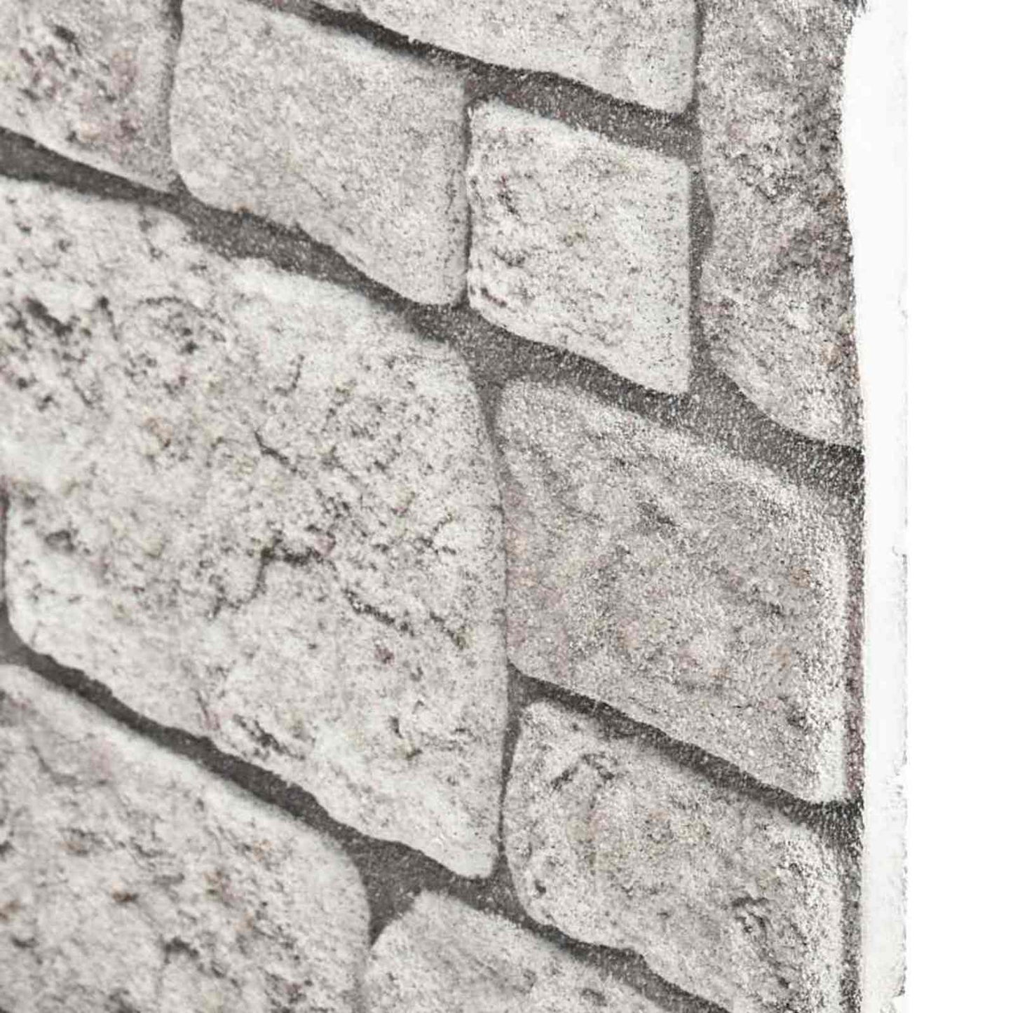 Pannelli da parete 10 pcs Grigio 100 x 50 cm Schiuma EPS | homemem39