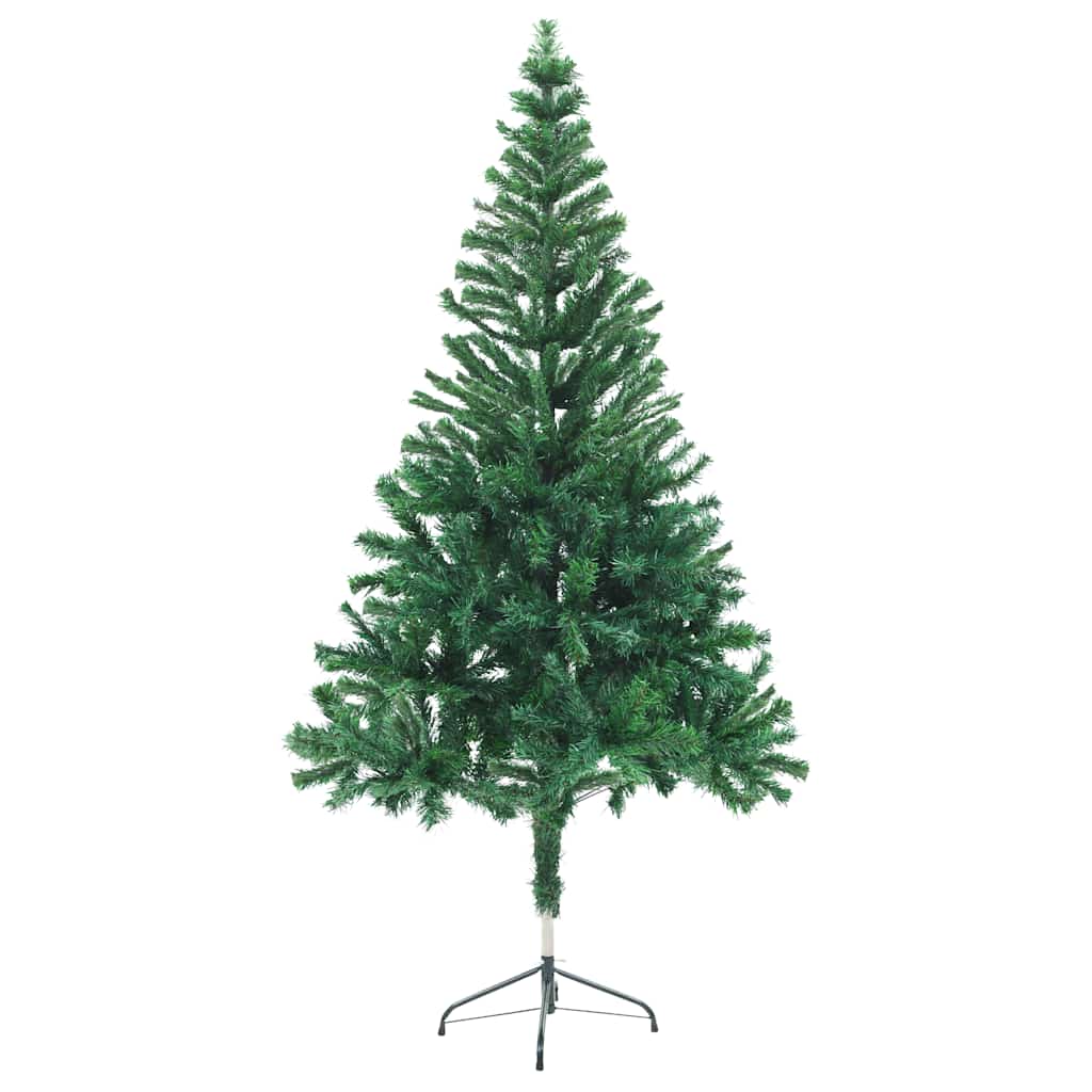 Albero di Natale Preilluminato con Palline 150 cm 380 Rami