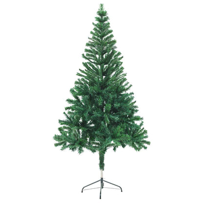 Albero di Natale Preilluminato con Palline 150 cm 380 Rami