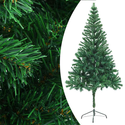 Albero di Natale Preilluminato Palline Bianco 180 cm 564 Rami