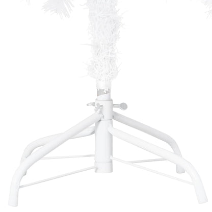 Albero di Natale Preilluminato con Palline Bianco 150 cm PVC | homemem39