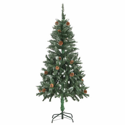 Albero di Natale Artificiale Preilluminato con Pigne 150 cm | homemem39