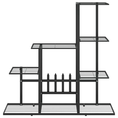 Portapiante 94,5x25x88 cm Nero in Metallo - homemem39