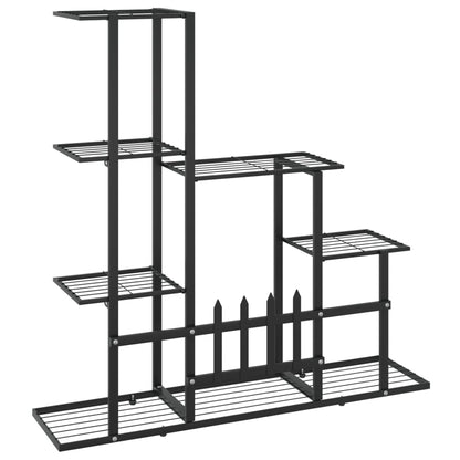 Portapiante 94,5x25x88 cm Nero in Metallo - homemem39