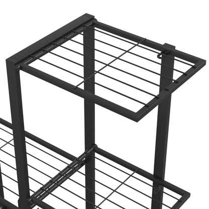 Portapiante 94,5x25x88 cm Nero in Metallo - homemem39