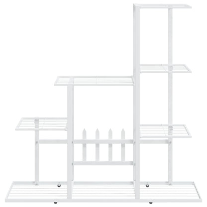 Portapiante 94,5x25x88 cm Bianco in Metallo - homemem39