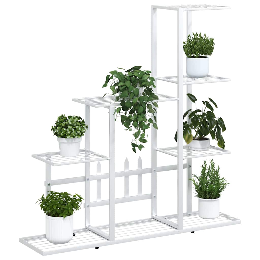 Portapiante 94,5x25x88 cm Bianco in Metallo | homemem39