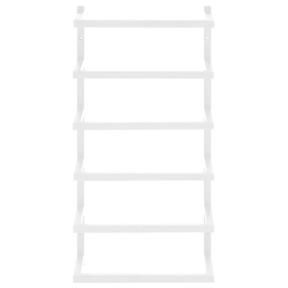 Portasciugamani Bianco 24x12x48 cm in Acciaio