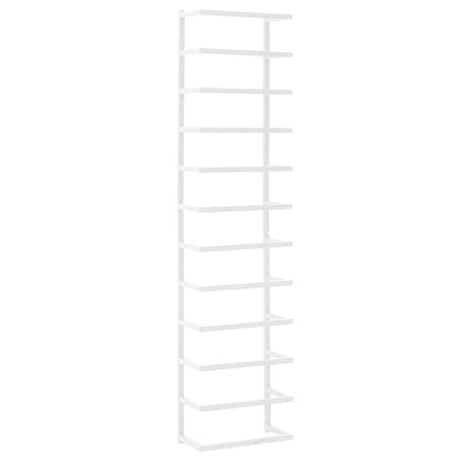 Portasciugamani Bianco 24x12x96 cm in Acciaio